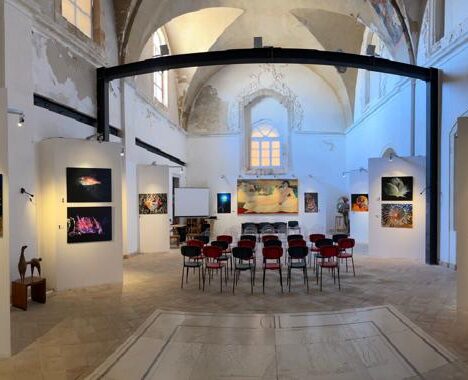 La “Simbiosi” – segmento della mostra “Il mare è vita” di Elio Nicosia.